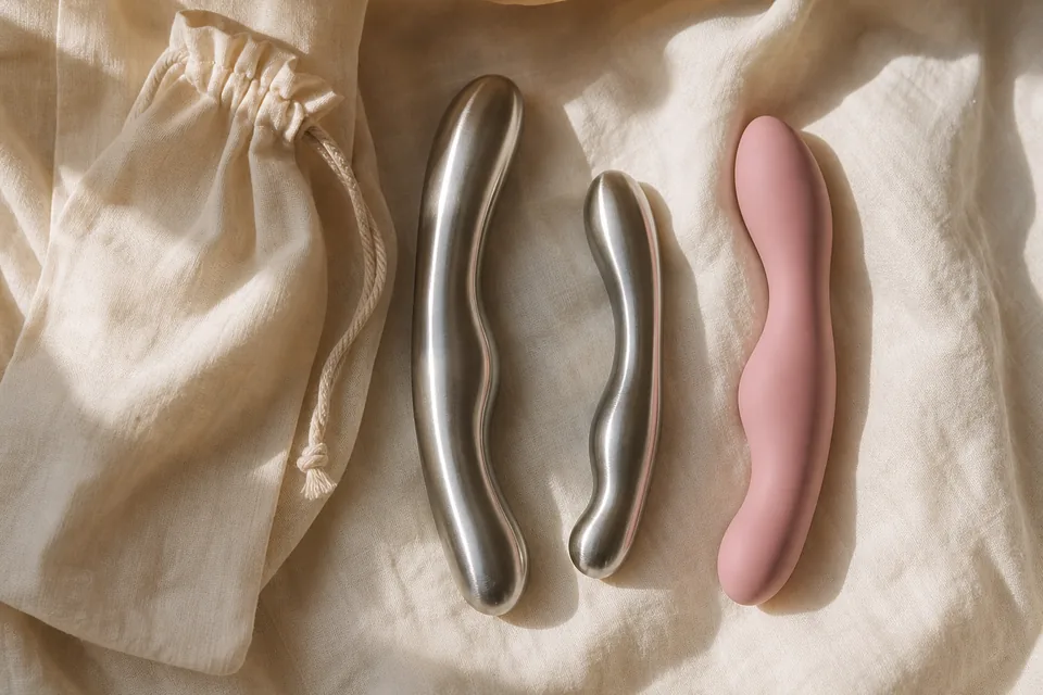 Njoy Pure Wand alternative steel and silicone wands for squirting